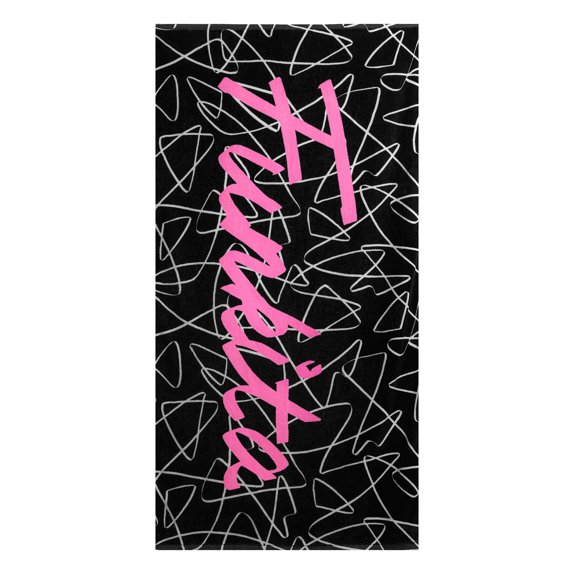 Хлопковое полотенце FUNKITA Texta Mess