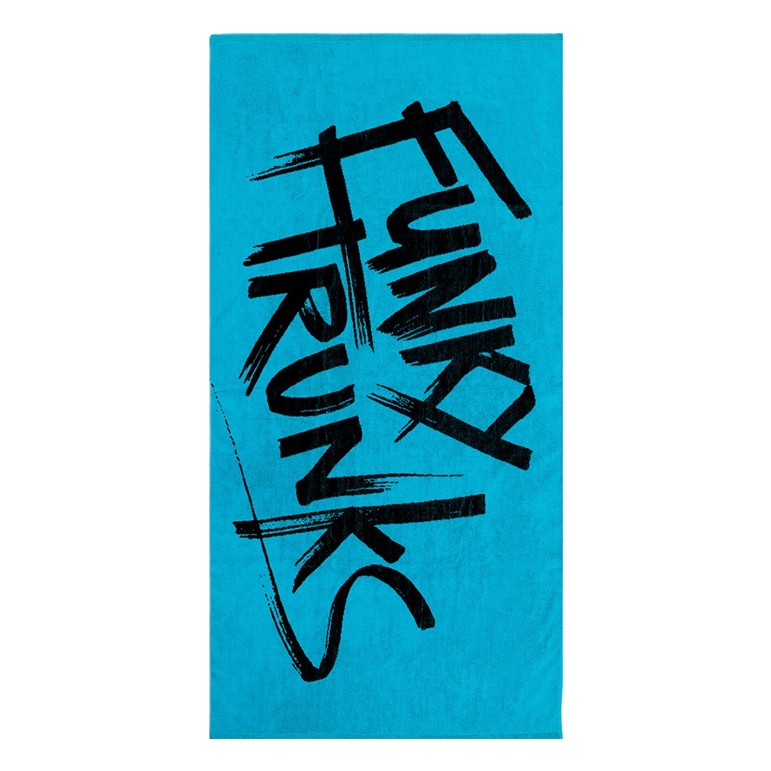 Хлопковое полотенце FUNKY TRUNKS Tagged Blue