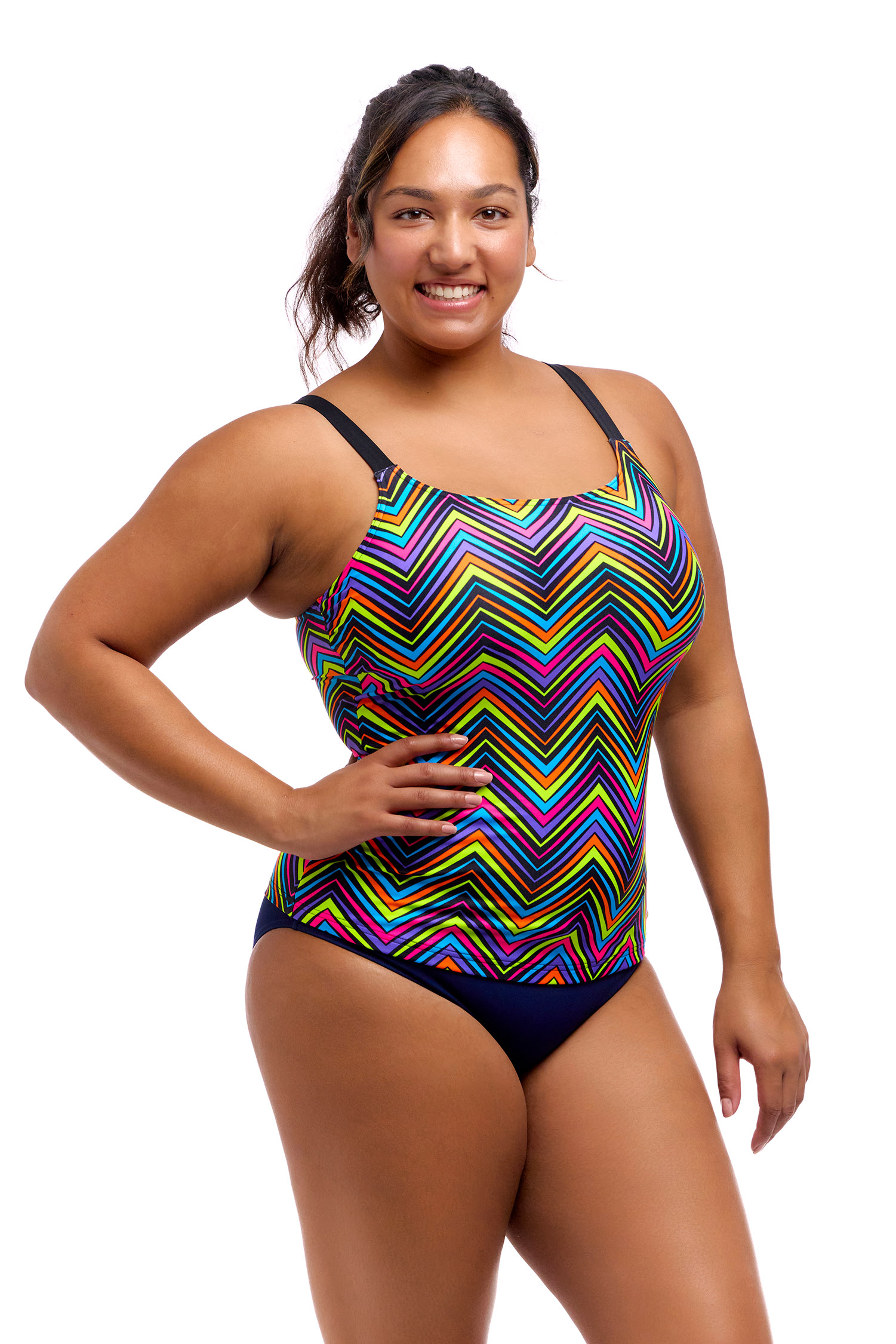 Купальник FUNKITA с поддержкой Up Down (Scoop Neck Tankini Top & Brief)