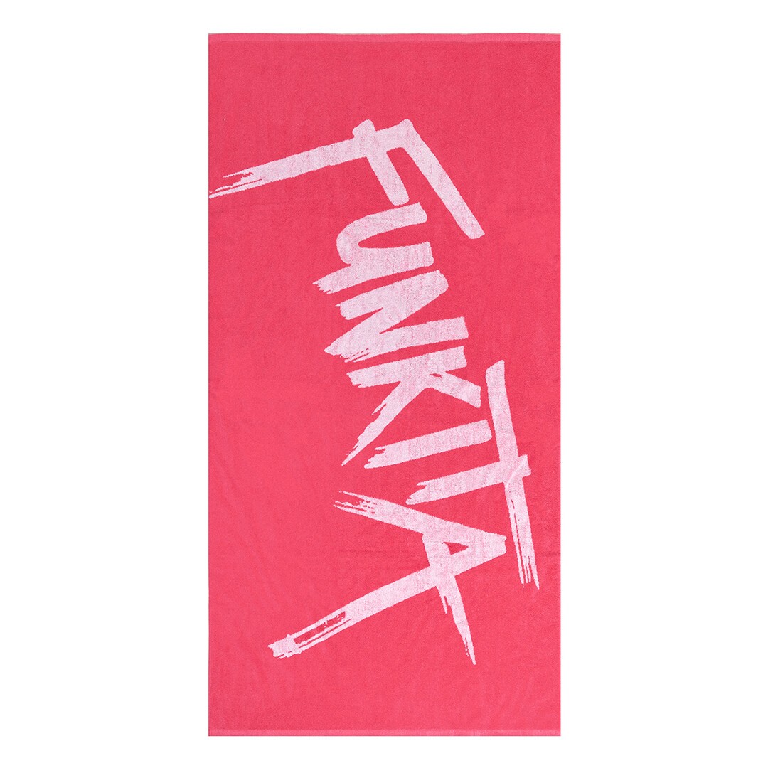 Хлопковое полотенце FUNKITA Tagged Pink (2)