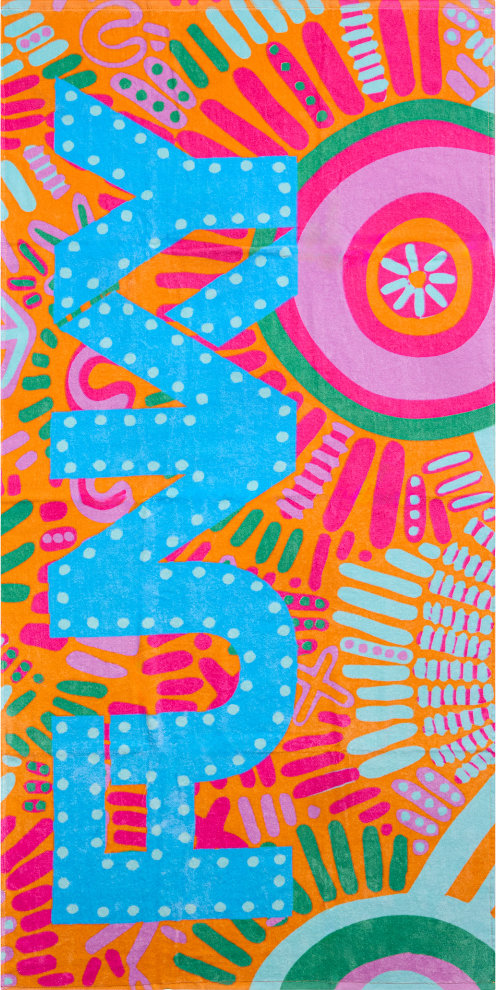 Хлопковое полотенце FUNKY Kulin Colour